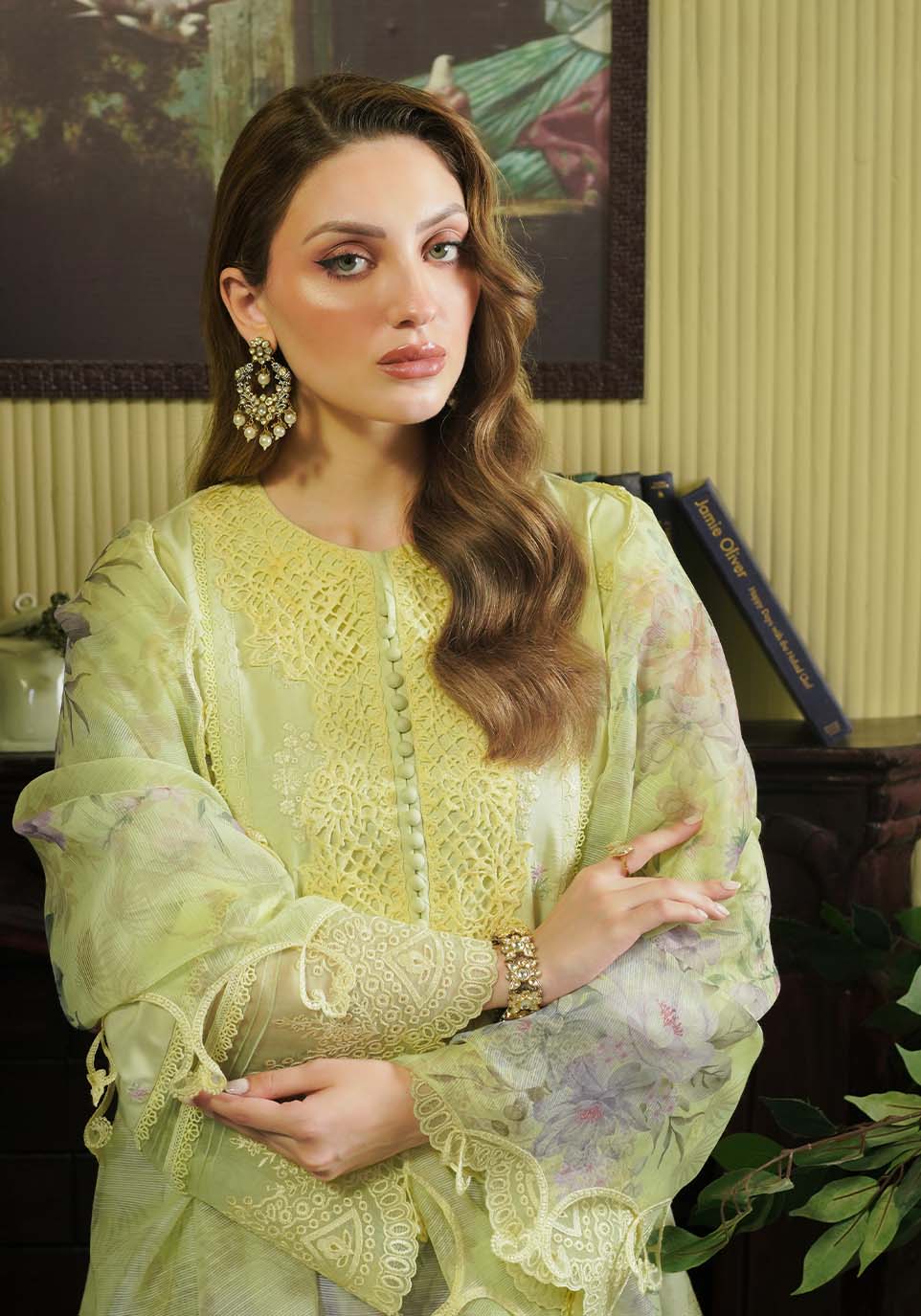 ZARQASH TRESOR LUXURY LAWN 24
 Collection 2024 – ZQT 008 PRIMROSE