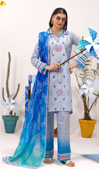 COCO POPUP BY ALZOHAIB DIGITAL PRINTED UNSTITCHED'26| D4