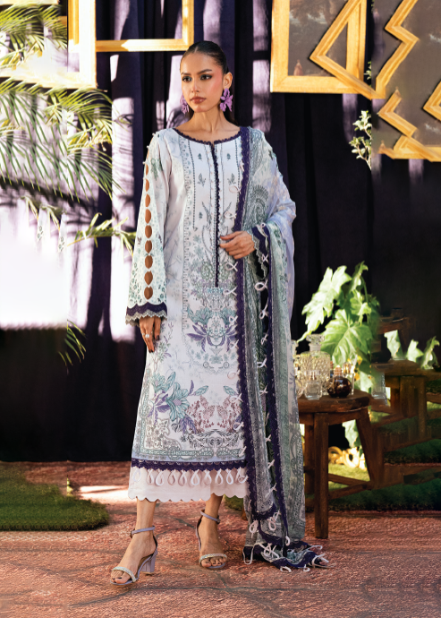 JADE URBANE CHIFFON DUPATTA UNSTITCHED'26| 20966A