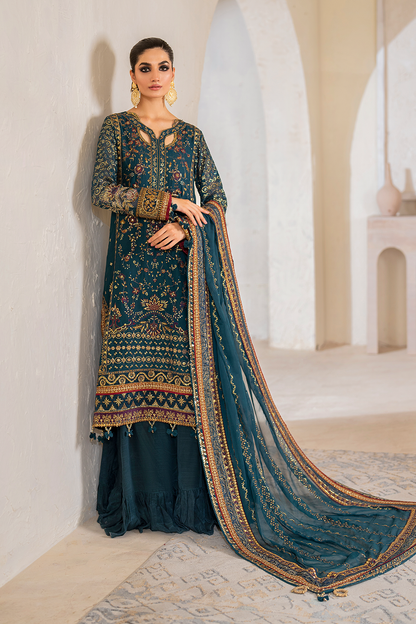 Iznik Formal Wear Collection 2024 – CC-46 Embroidered Chiffon