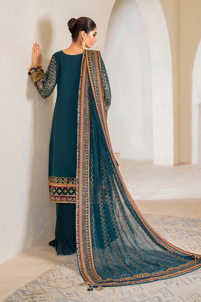 Iznik Formal Wear Collection 2024 – CC-46 Embroidered Chiffon