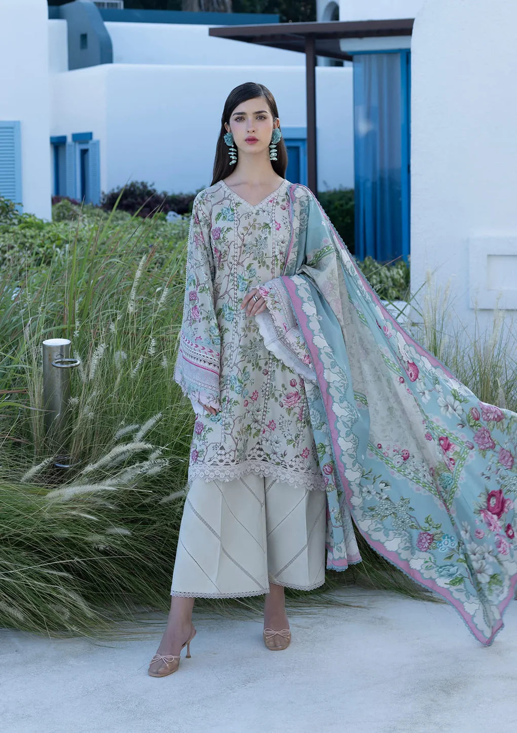 ELAF PRINTS UNSTITCHED COLLECTION'26 | EPN-8B FAIRYTALE