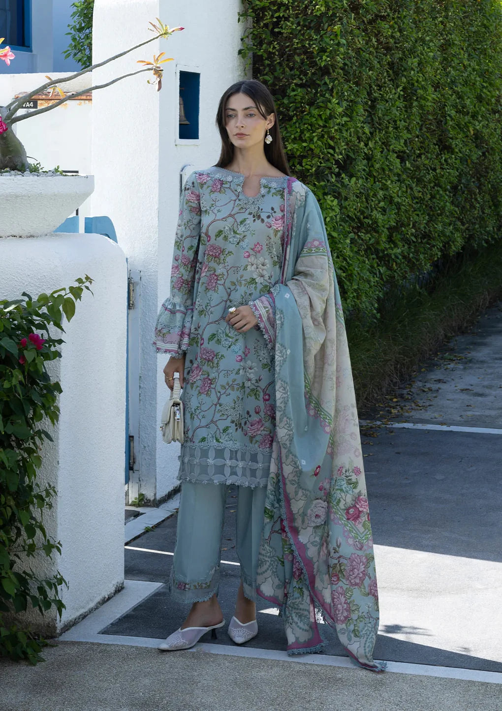 ELAF PRINTS UNSTITCHED COLLECTION'26 | EPN-8A EIRINI BLOOM