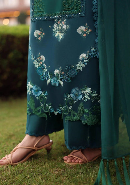 SARDINIA EMB LAWN EID EDIT'26 UNSTITCHED - HILLSIDE TEAL 1708