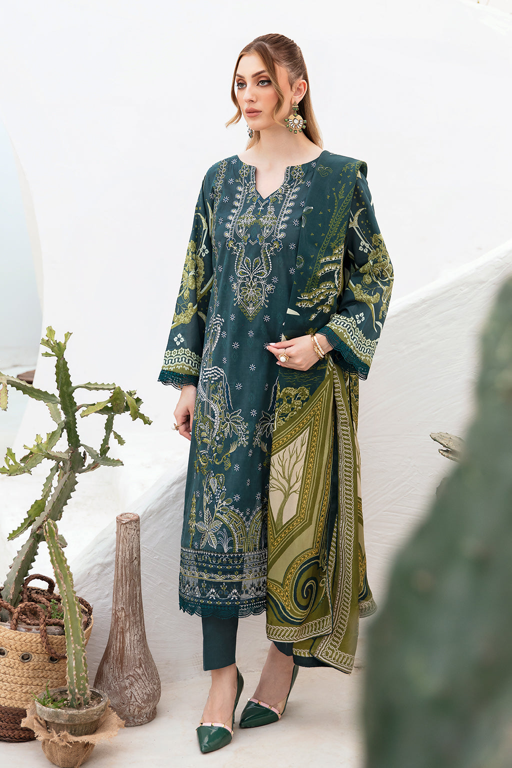 Ramsha Ghazal Lawn Collection – G-203