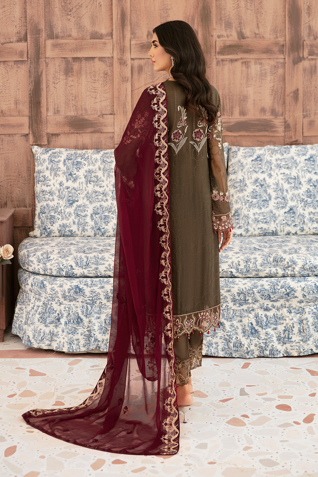 Ramsha Chiffon Collection 2024 – F-2604