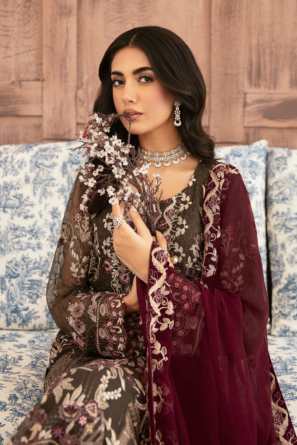 Ramsha Chiffon Collection 2024 – F-2604