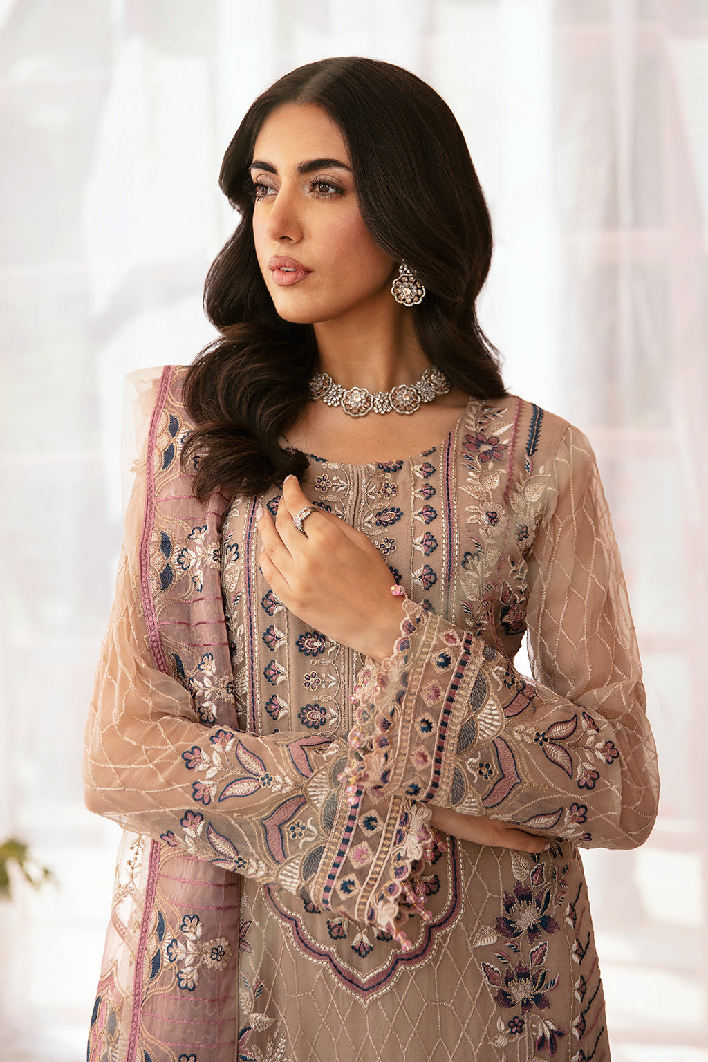 Ramsha Chiffon Collection 2024 – F-2611