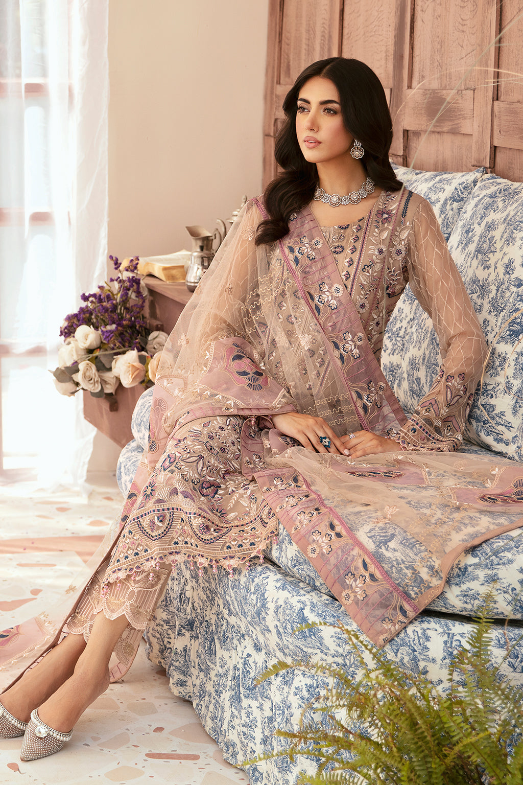 Ramsha Chiffon Collection 2024 – F-2611