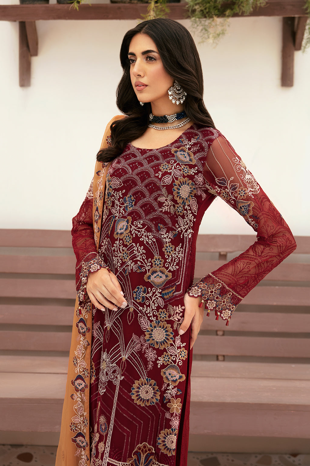 Ramsha Chiffon Collection 2024 – F-2612