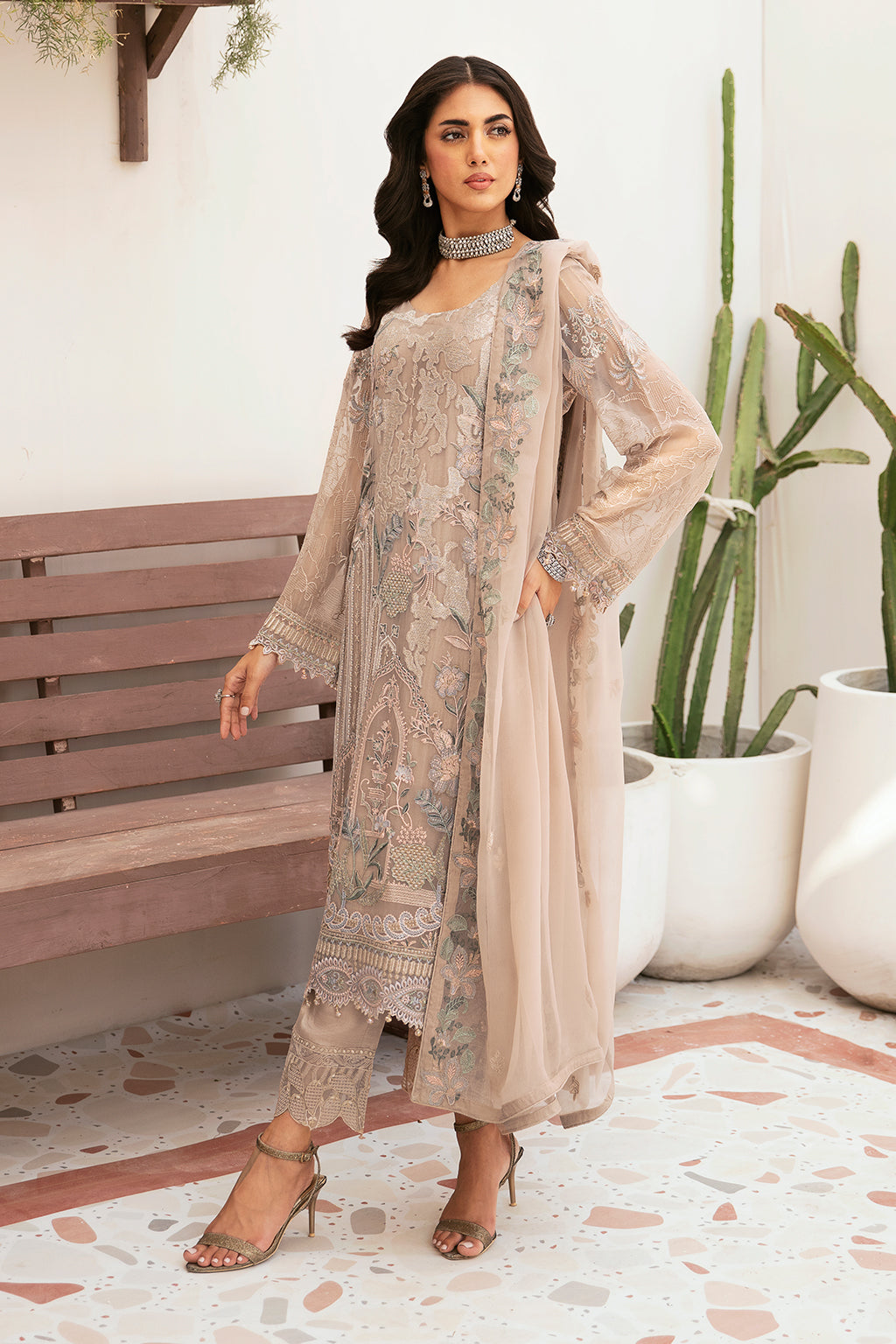 Ramsha Chiffon Collection 2024 – F-2601