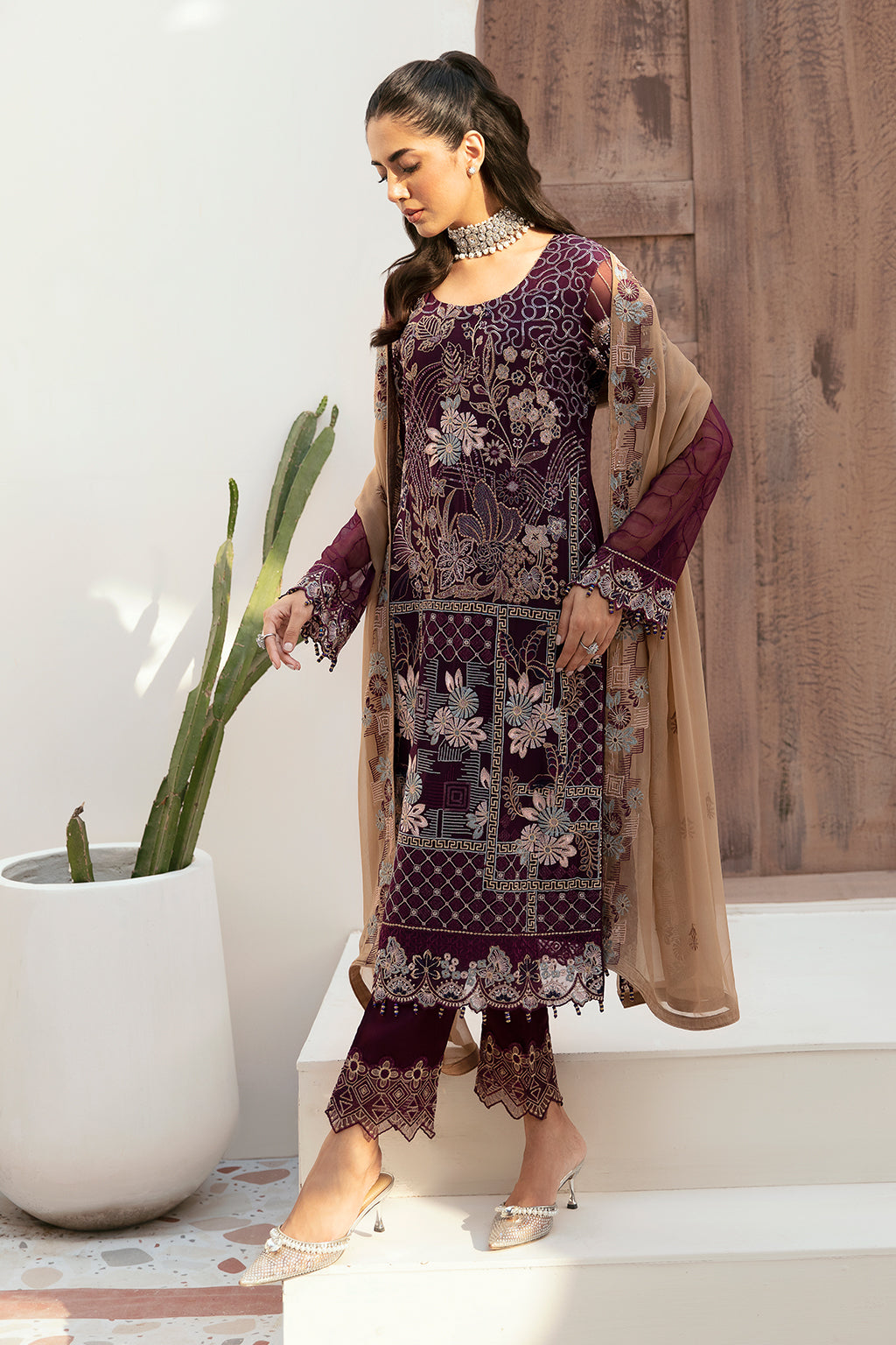 Ramsha Chiffon Collection 2024 – F-2608