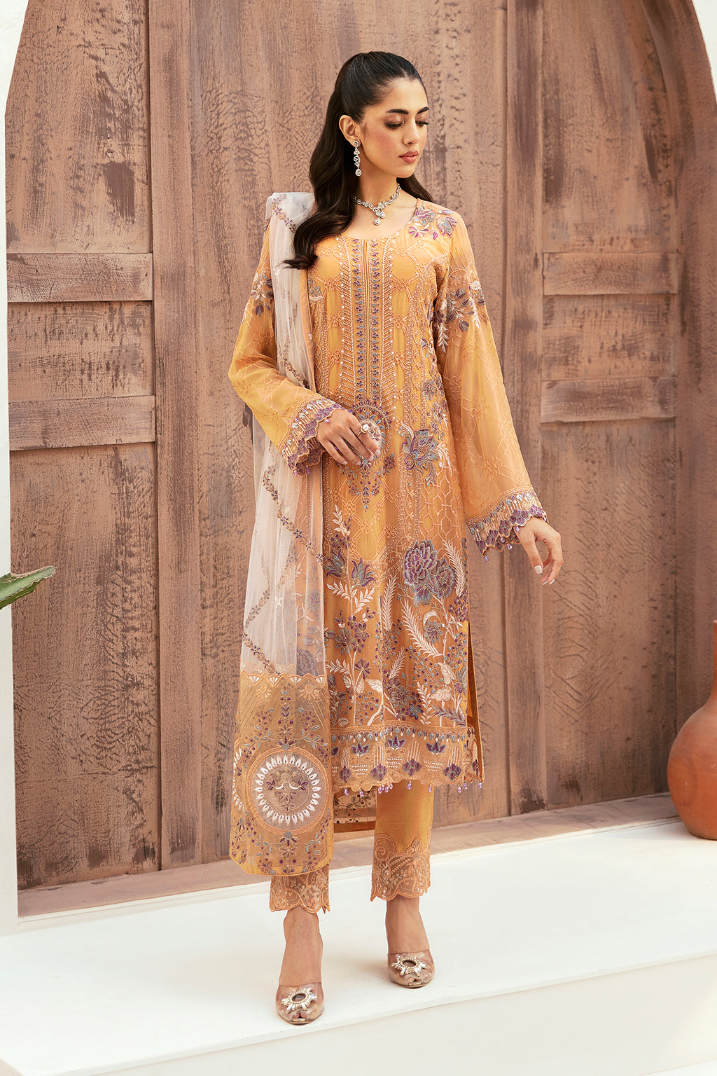 Ramsha Chiffon Collection 2024 – F-2603