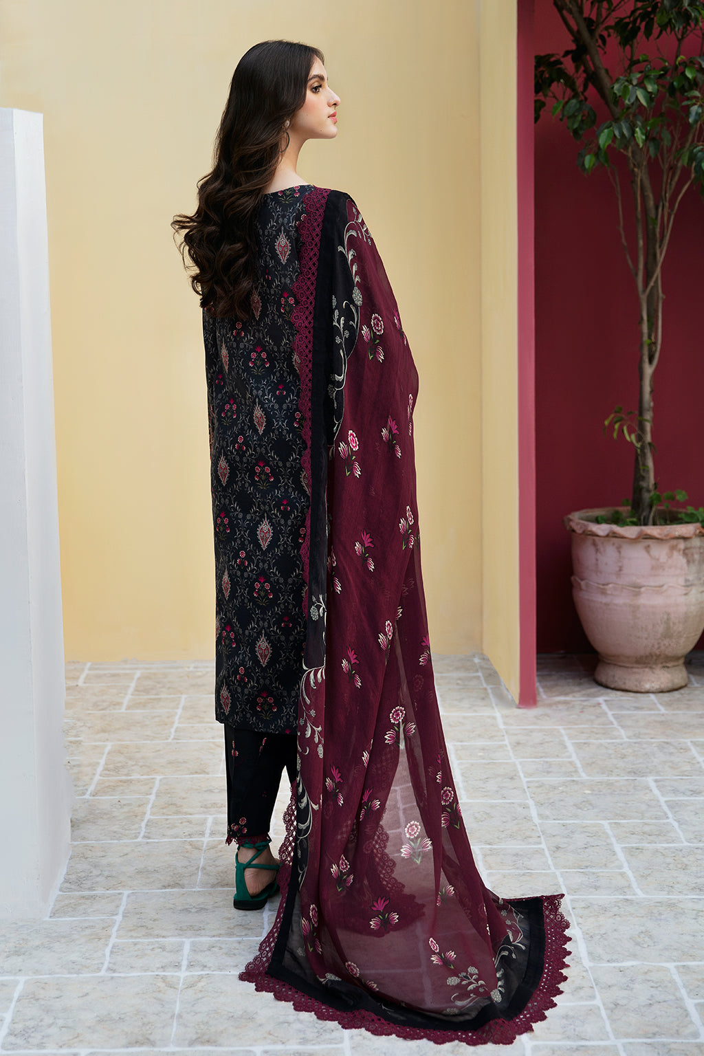 Ramsha RANGREZ LAWN COLLECTION Collection 2024 – N-503