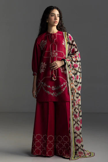 COCO BY ZARA SHAHJAHAN LAWN UNSTITCHED'26| RIVAE-1B
