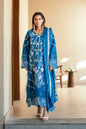 ANAYA BY SIDRA FAHAD LUXURY LAWN UNSTITCHED'26 | BLUEBELL