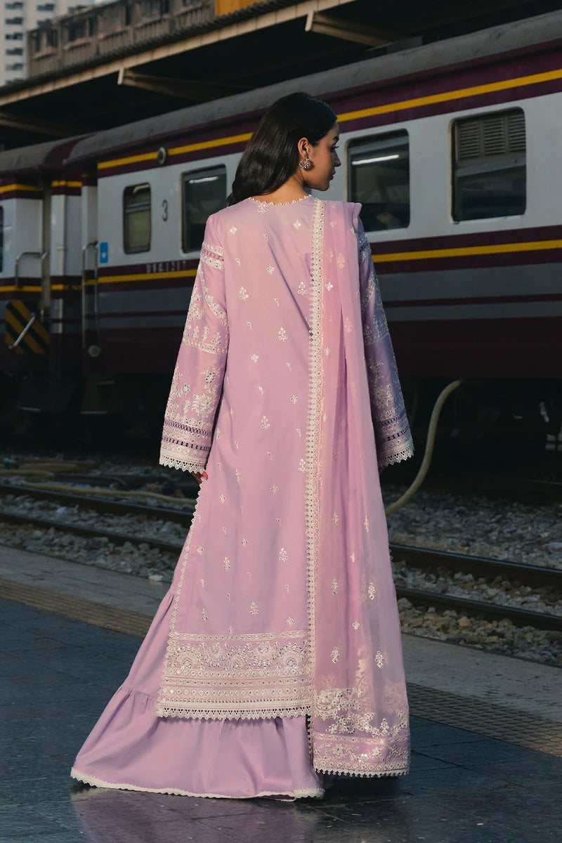 AFROZEH MULAQAAT FESTIVE LAWN UNSTITCHED'26| DILNASHEEN