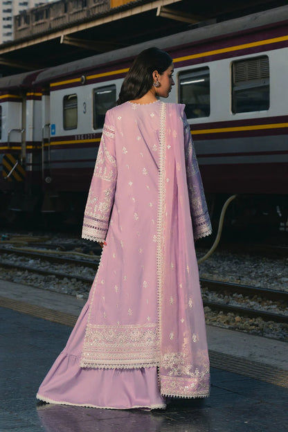 AFROZEH MULAQAAT FESTIVE LAWN UNSTITCHED'26| DILNASHEEN
