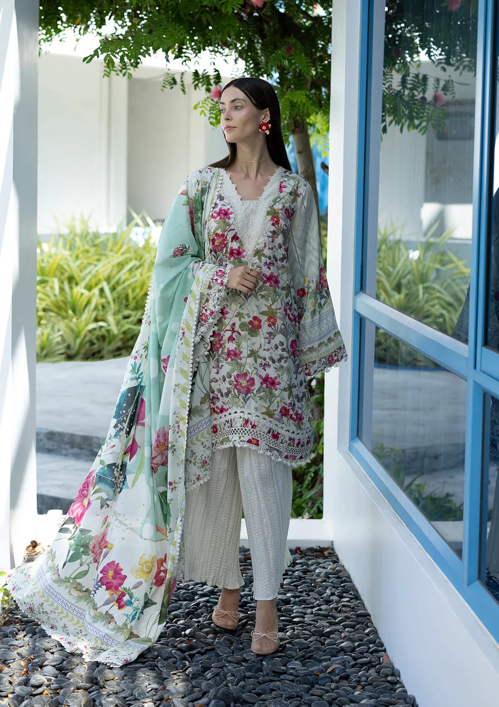 ELAF PRINTS UNSTITCHED COLLECTION'26 | EPN-9B CHANTILLY