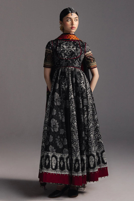 ANARKALI BY ZARA SHAHJAHAN UNSTITCHED'26| Surkh Bahar