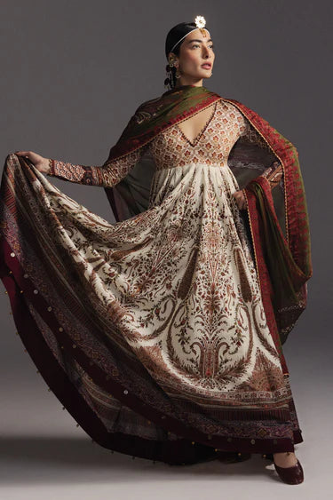 ANARKALI BY ZARA SHAHJAHAN UNSTITCHED'26| SHAHKAR