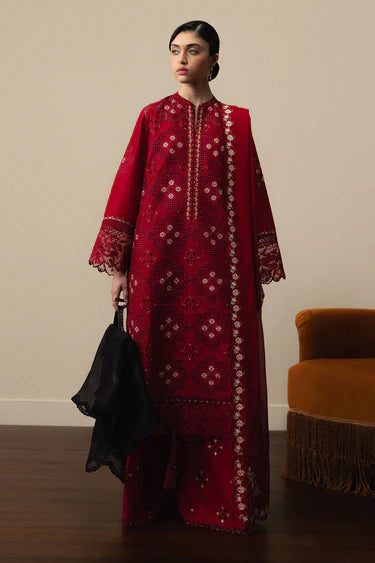SATORI BY ZARA SHAHJAHAN UNSTITCHED'26 | AKARI-D8