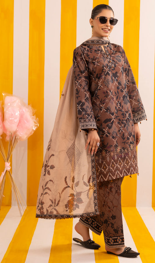 COCO POPUP BY ALZOHAIB DIGITAL PRINTED UNSTITCHED'26| D10