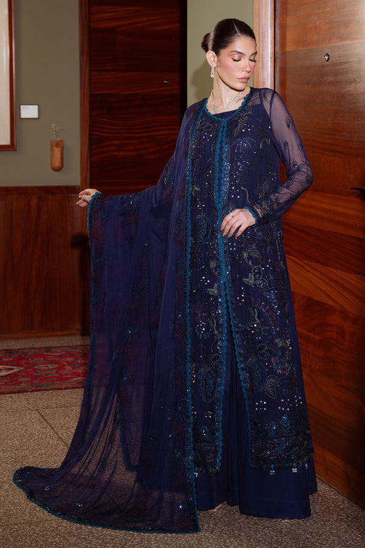 NUREH ELAYA LUXURY CHIFFON UNSTITCHED COLLECTION'26 | D4