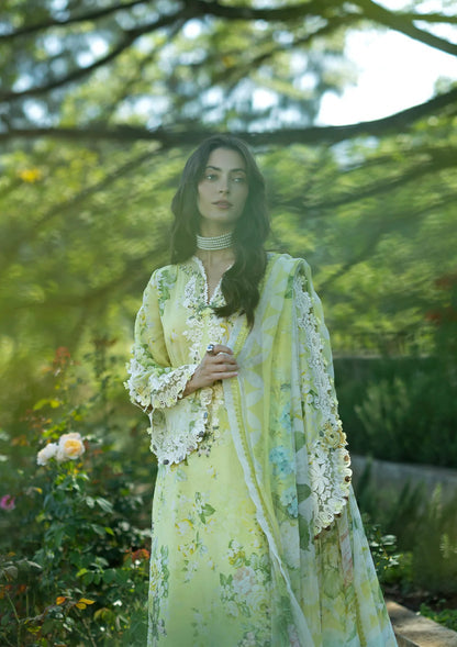 ELAF SIGNATURE EMBROIDERED UNSTITCHED'26| ESA-7A IVORY SEASON