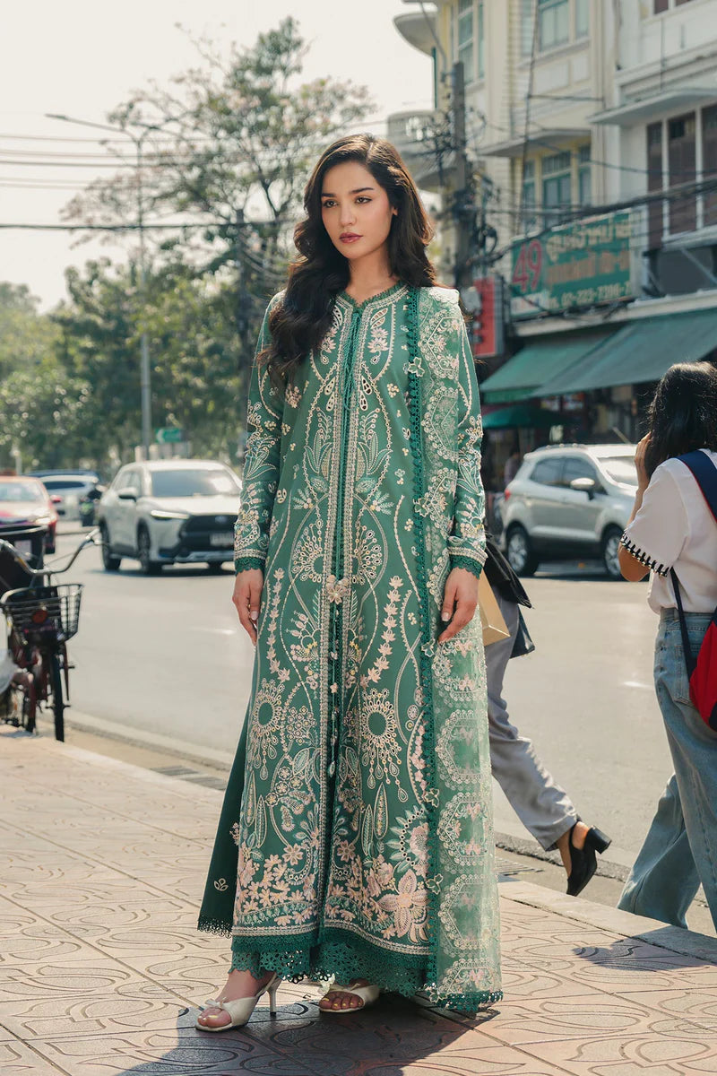 AFROZEH MULAQAAT FESTIVE LAWN UNSTITCHED'26| VASL