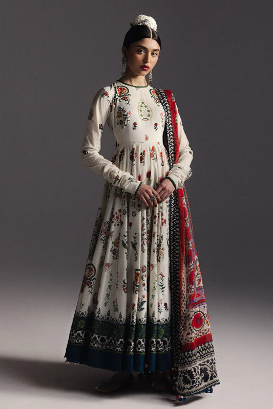 ANARKALI BY ZARA SHAHJAHAN UNSTITCHED'26| MEHRUBA