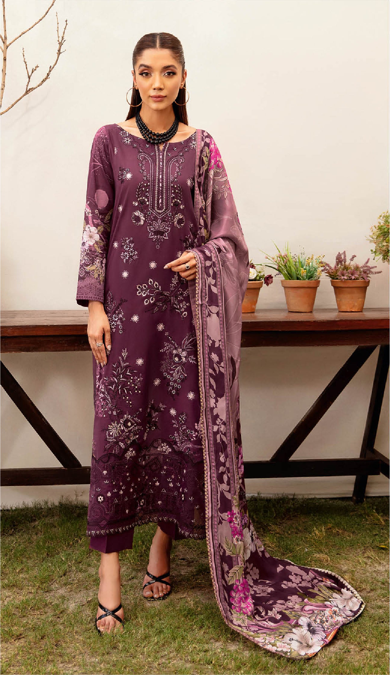 Ramsha Mashaal Luxury Lawn Vol-12-L-1201