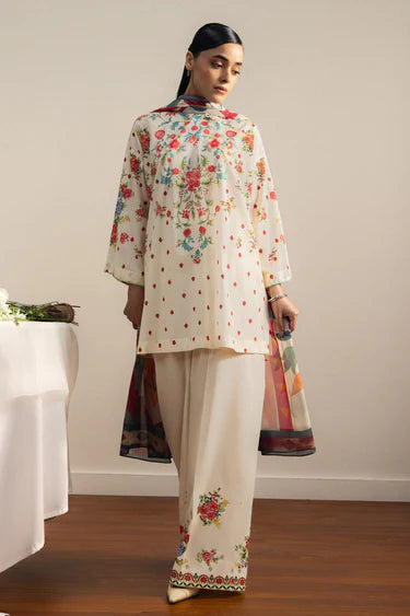 COCO PRINTS BY ZARA SHAHJAHAN UNSTITCHED'26| AKI-6A
