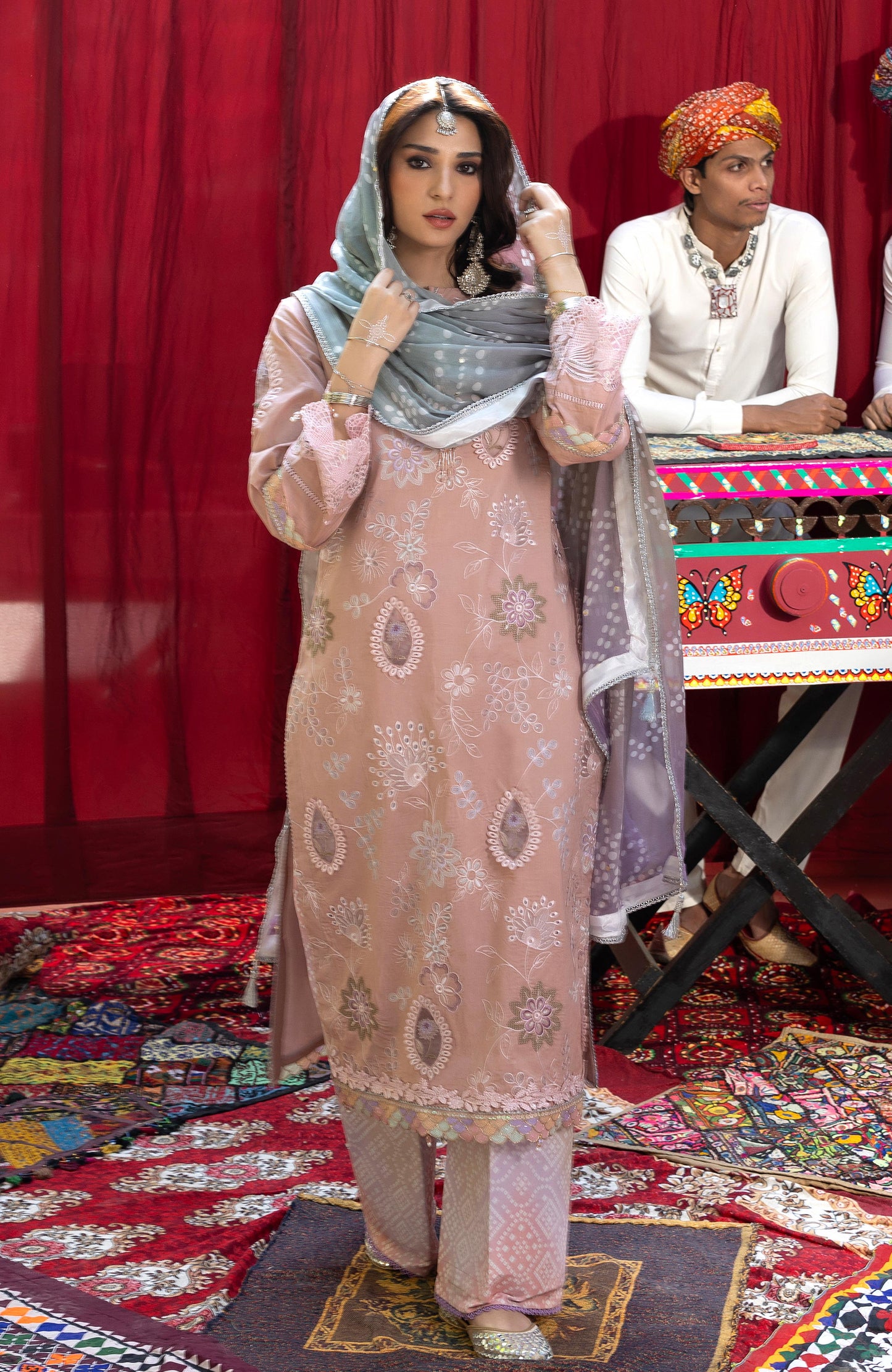 BANDHANI BY ALZOHAIB EMBROIDERED UNSTITCHED'26| D2