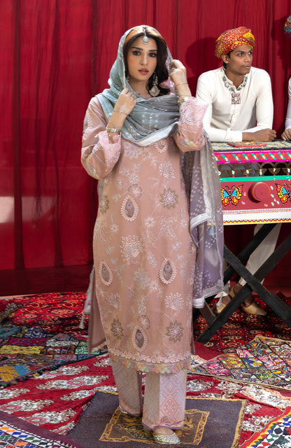 BANDHANI BY ALZOHAIB EMBROIDERED UNSTITCHED'26| D2