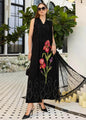 MARIA B LUXURY LAWN EID EDIT UNSTITCHED'26 - D10 (Pitch Black)