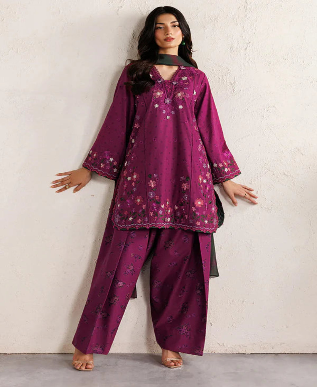 IZNIK FESTIVE LAWN UNSTITCHED '26 - IBE-01