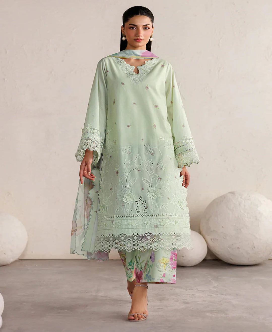 IZNIK FESTIVE LAWN UNSTITCHED '26 - IBE-06