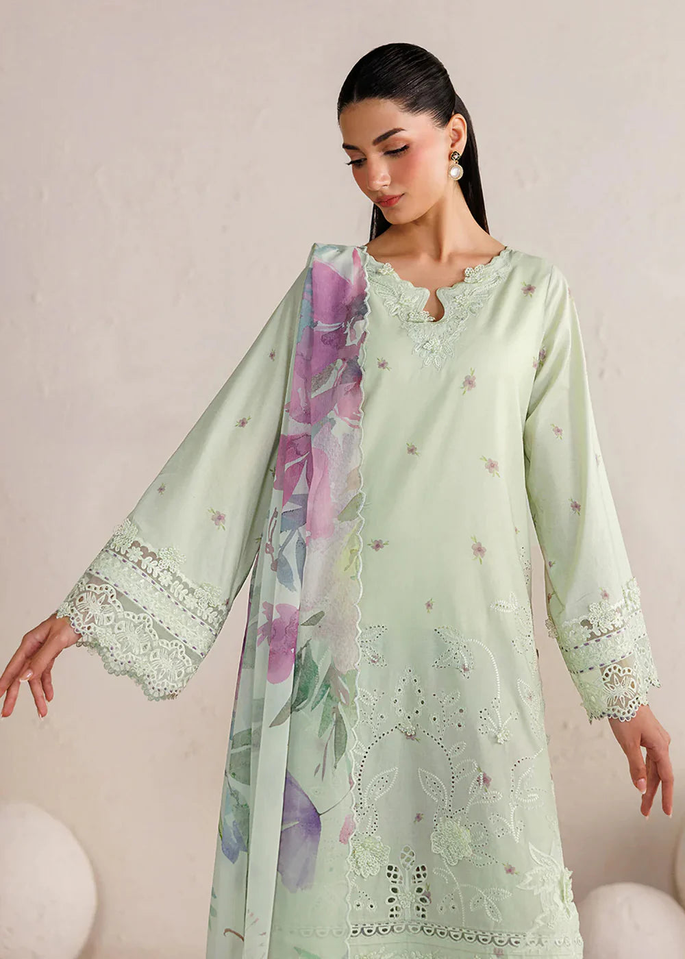 IZNIK FESTIVE LAWN UNSTITCHED '26 - IBE-06
