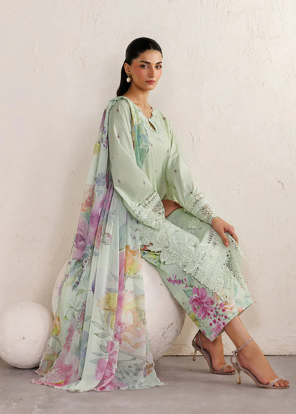 IZNIK FESTIVE LAWN UNSTITCHED '26 - IBE-06