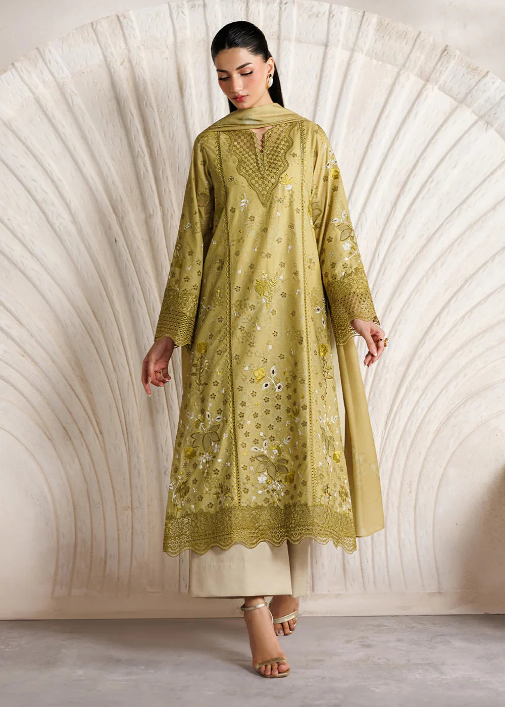 IZNIK FESTIVE LAWN UNSTITCHED '26 - IBE-09