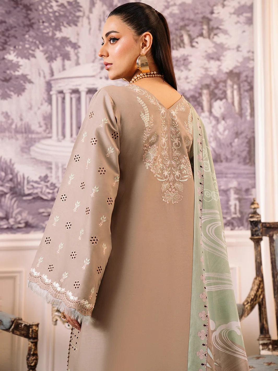 Binilyas Lahira 3PC Lawn Collection 2024 | A - 203