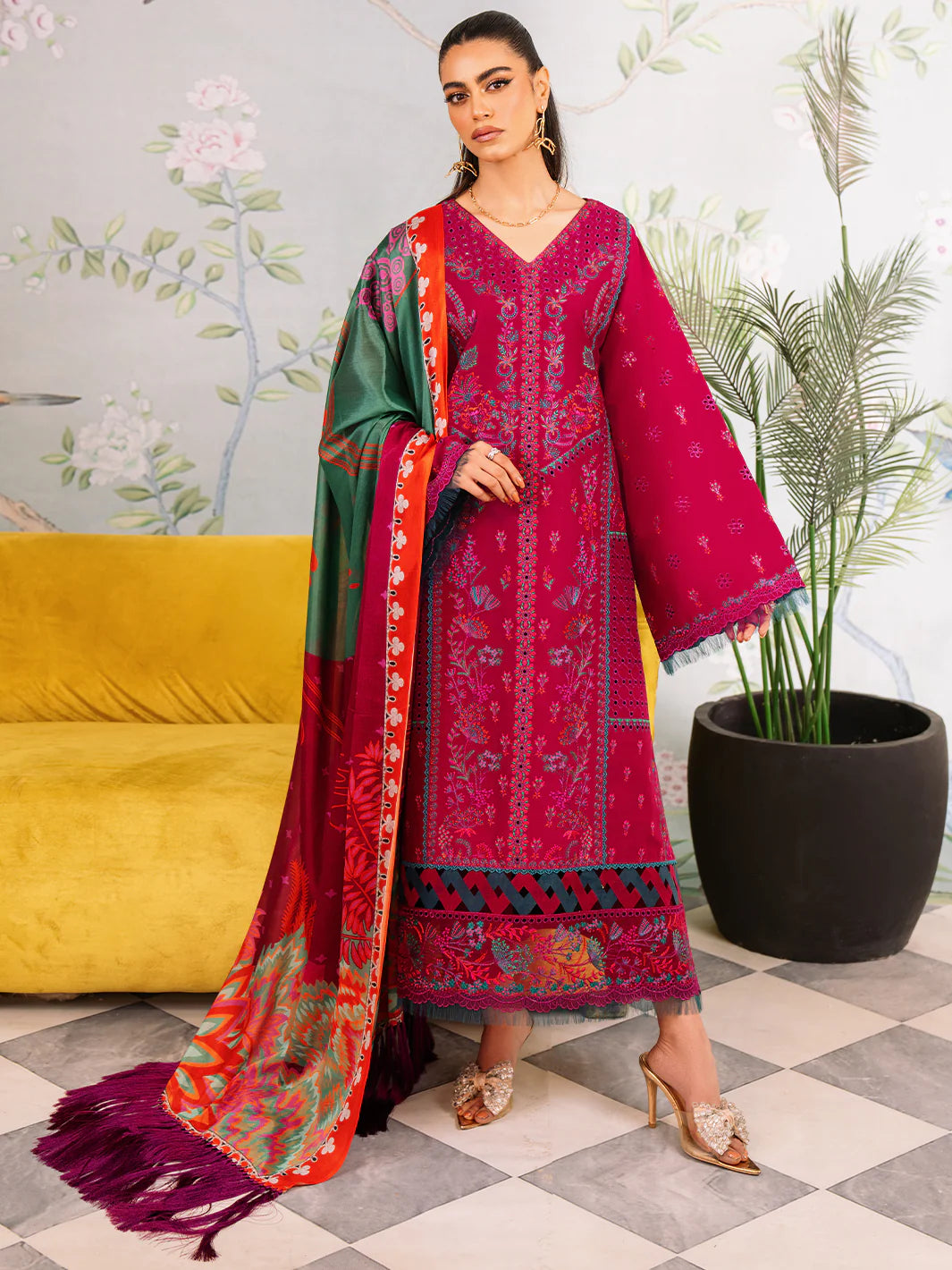 Binilyas Lahira 3PC Lawn Collection 2024 | B - 203