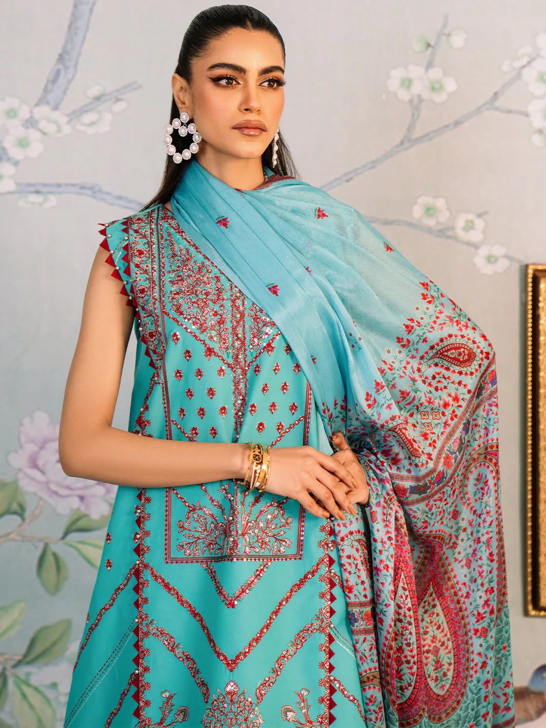 Binilyas Lahira 3PC Lawn Collection 2024 | B - 204