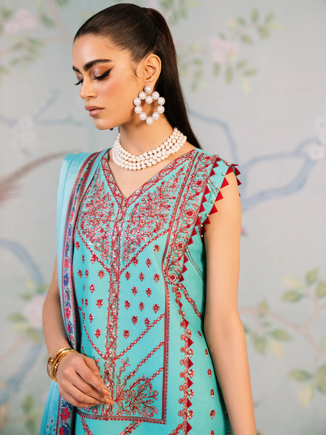 Binilyas Lahira 3PC Lawn Collection 2024 | B - 204