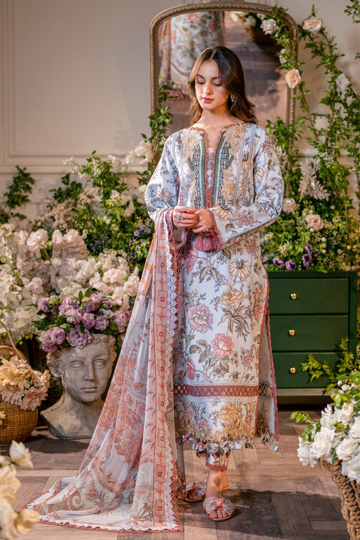 Jade FLORA LAWN 03PC COLLECTION Collection 2024 – Design 5