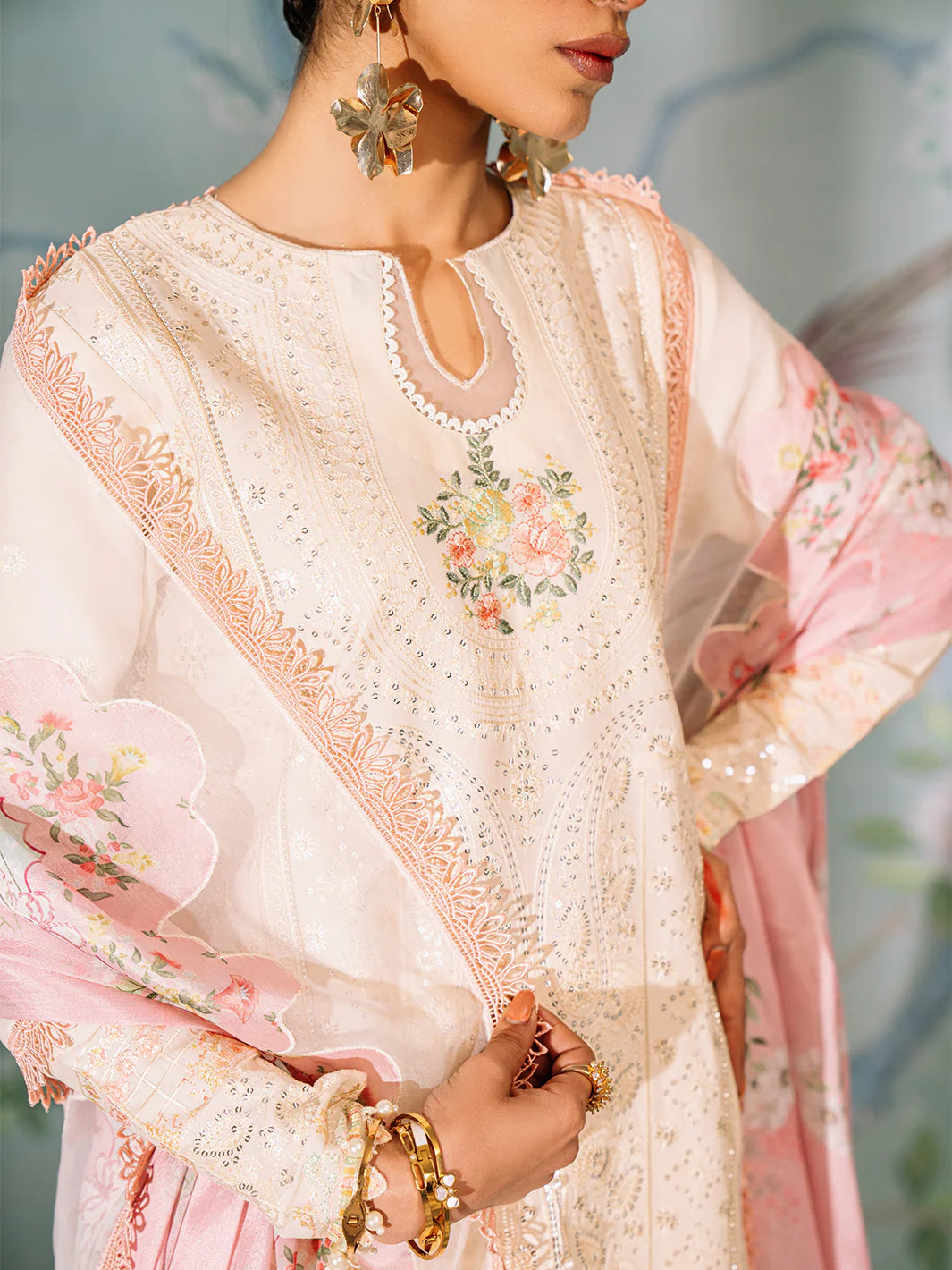 Binilyas Lahira 3PC Lawn Collection 2024 | A - 205