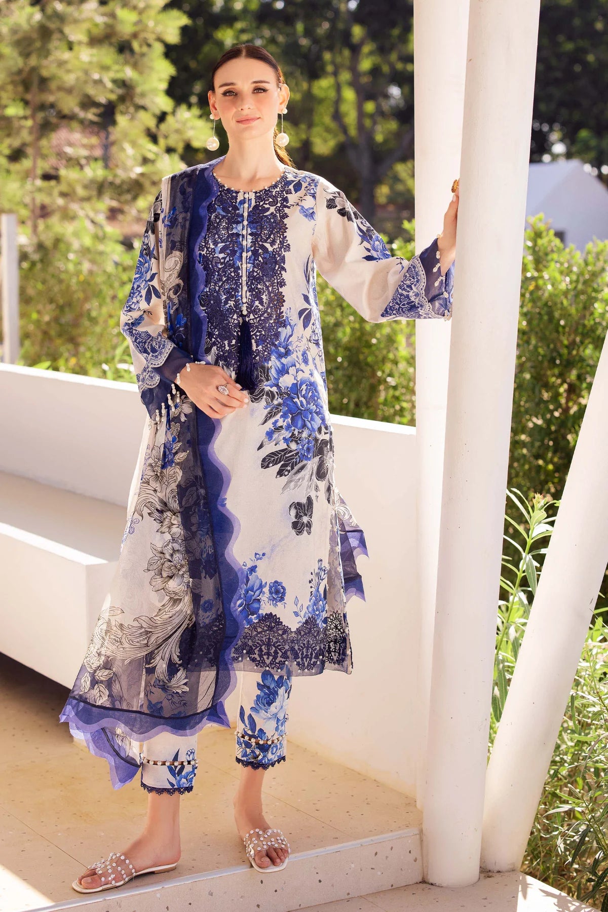 Jade Flora 3 Pc Lawn Embroidered Collection 2025 - 20657