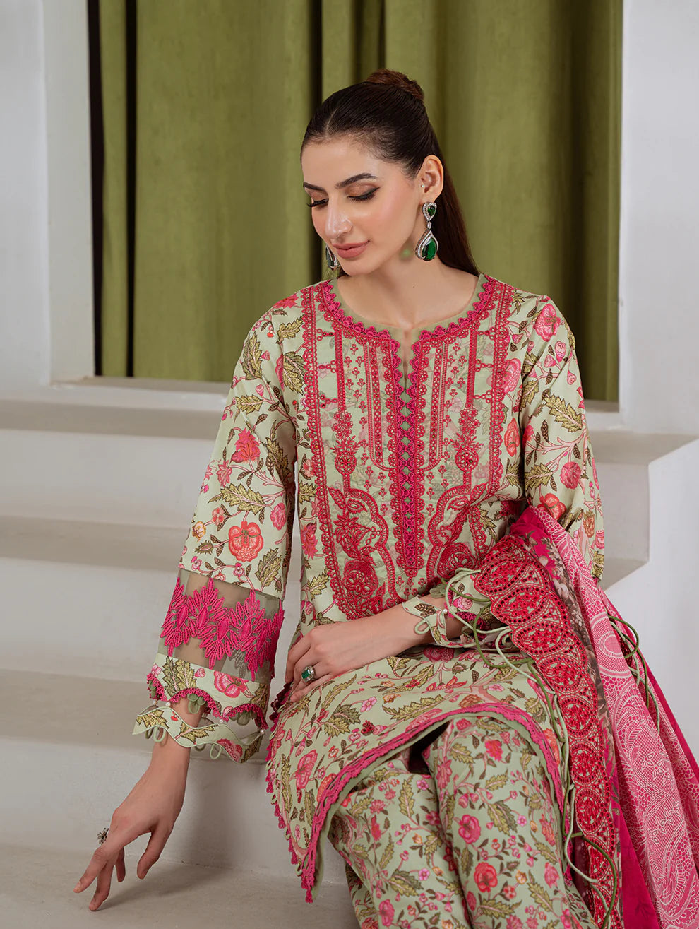 BAGH WHISPERS OF BLOOM BY JADE UNSTITCHED'26 | 20784