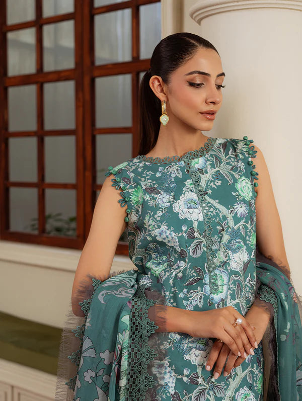 JADE LUMEA CAMBRIC EMBROIDERED UNSTITCHED'26| D7
